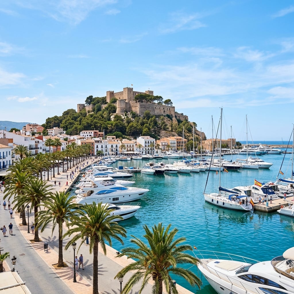 Taxi from Valencia Airport (VLC) to Dénia Harbor & Coast